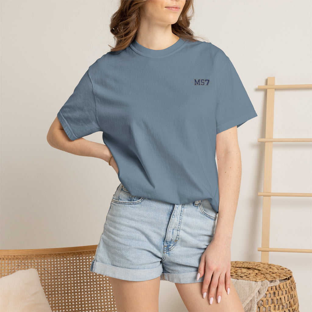Moonshot Club “MS7” Garment-Dyed Tee — DROP 001