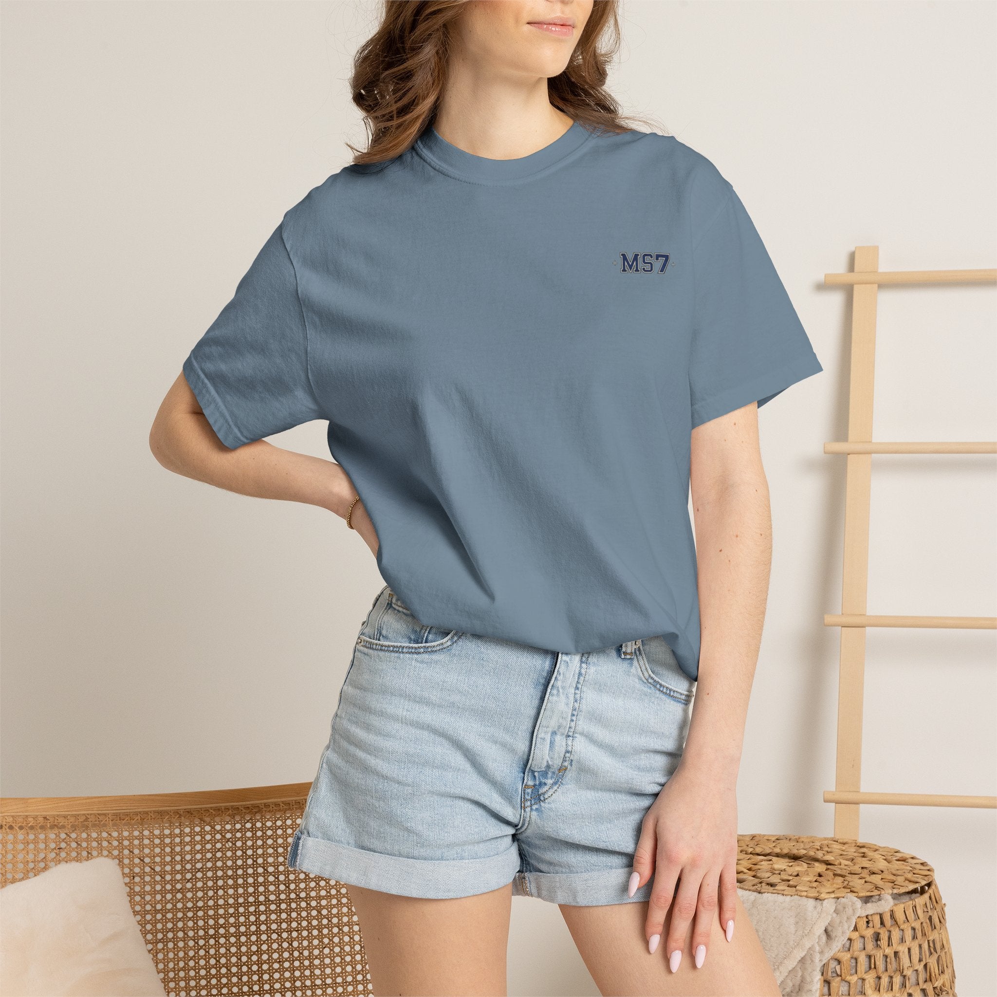 Moonshot Club “MS7” Garment-Dyed Tee — DROP 001