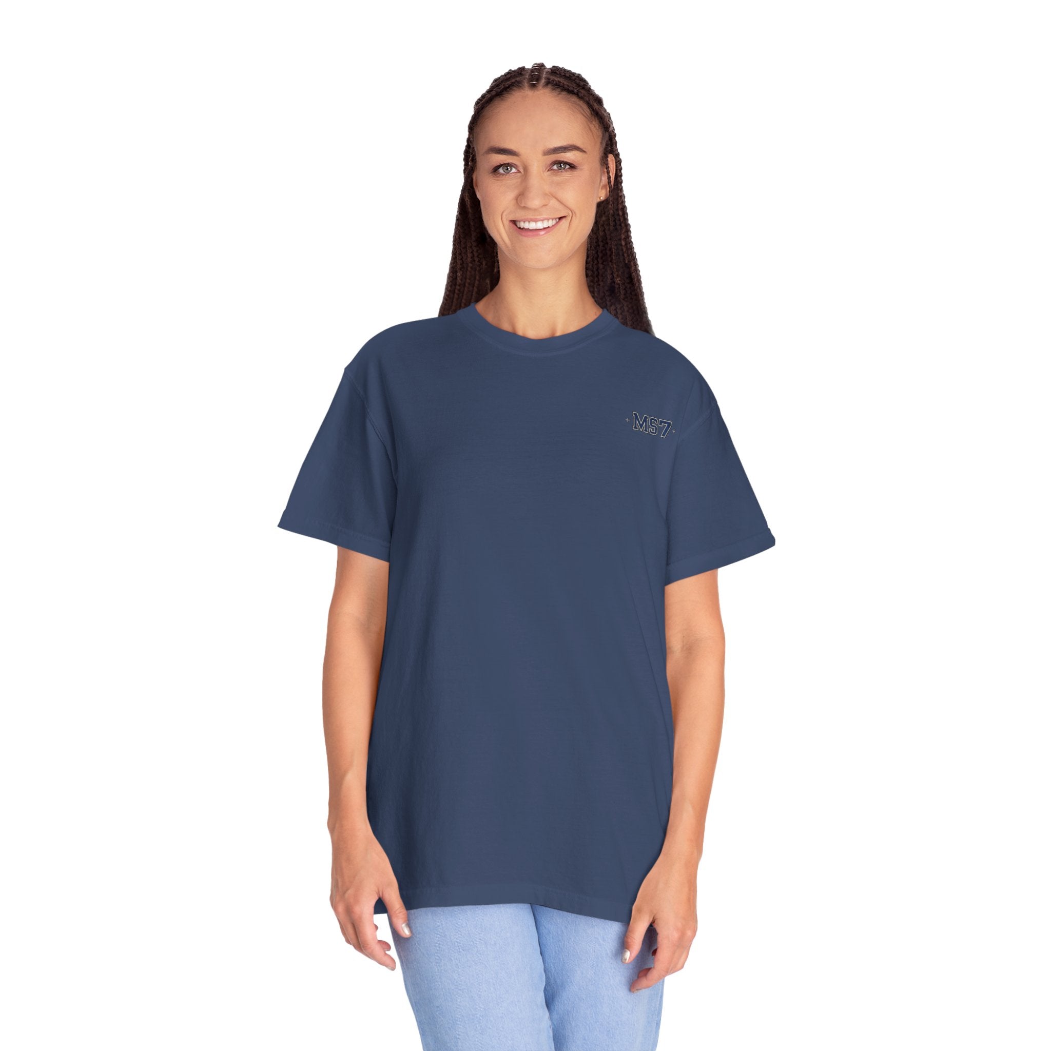 Moonshot Club “MS7” Garment-Dyed Tee — DROP 001