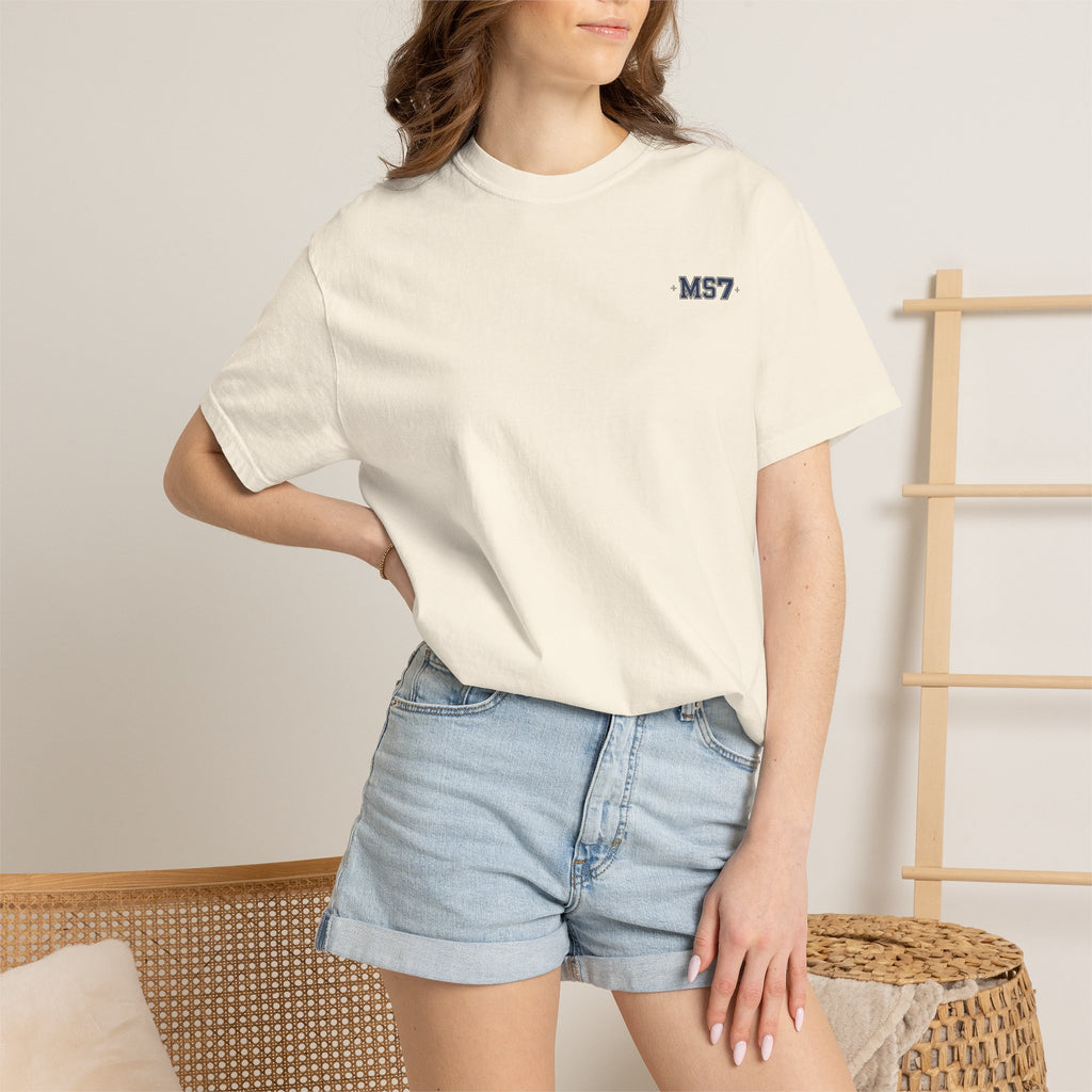 Moonshot Club “MS7” Garment-Dyed Tee — DROP 001