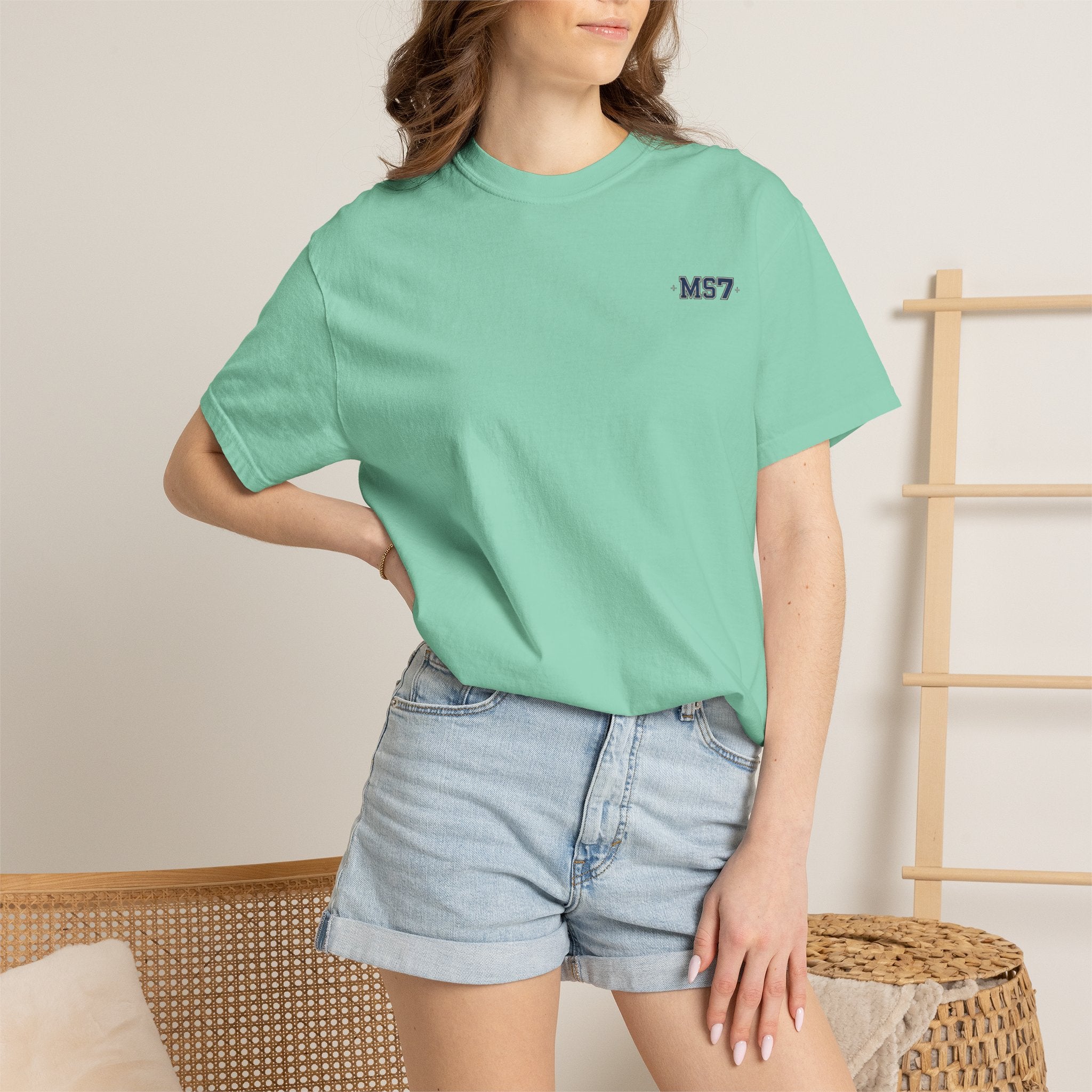 Moonshot Club “MS7” Garment-Dyed Tee — DROP 001