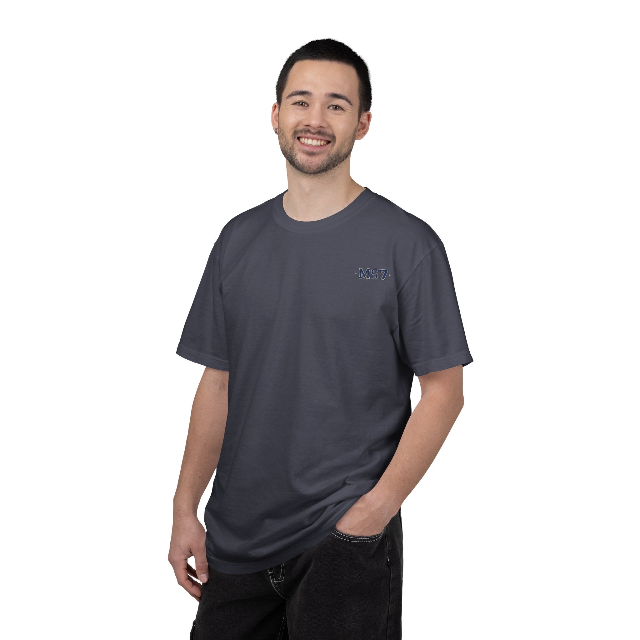 Moonshot Club “MS7” Garment-Dyed Tee — DROP 001