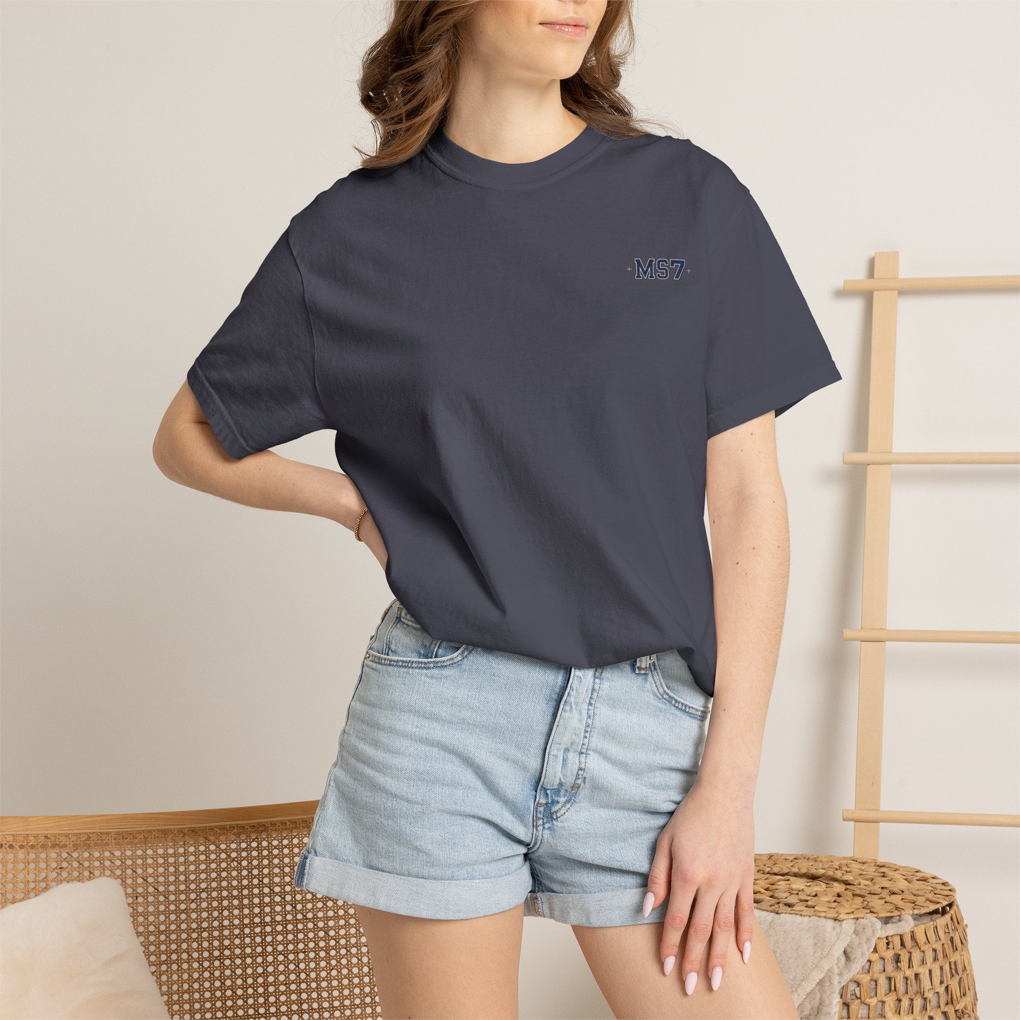 Moonshot Club “MS7” Garment-Dyed Tee — DROP 001